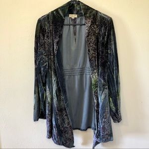 One World Velvet Cardigan